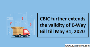 CBIC further validity of e-way bill
